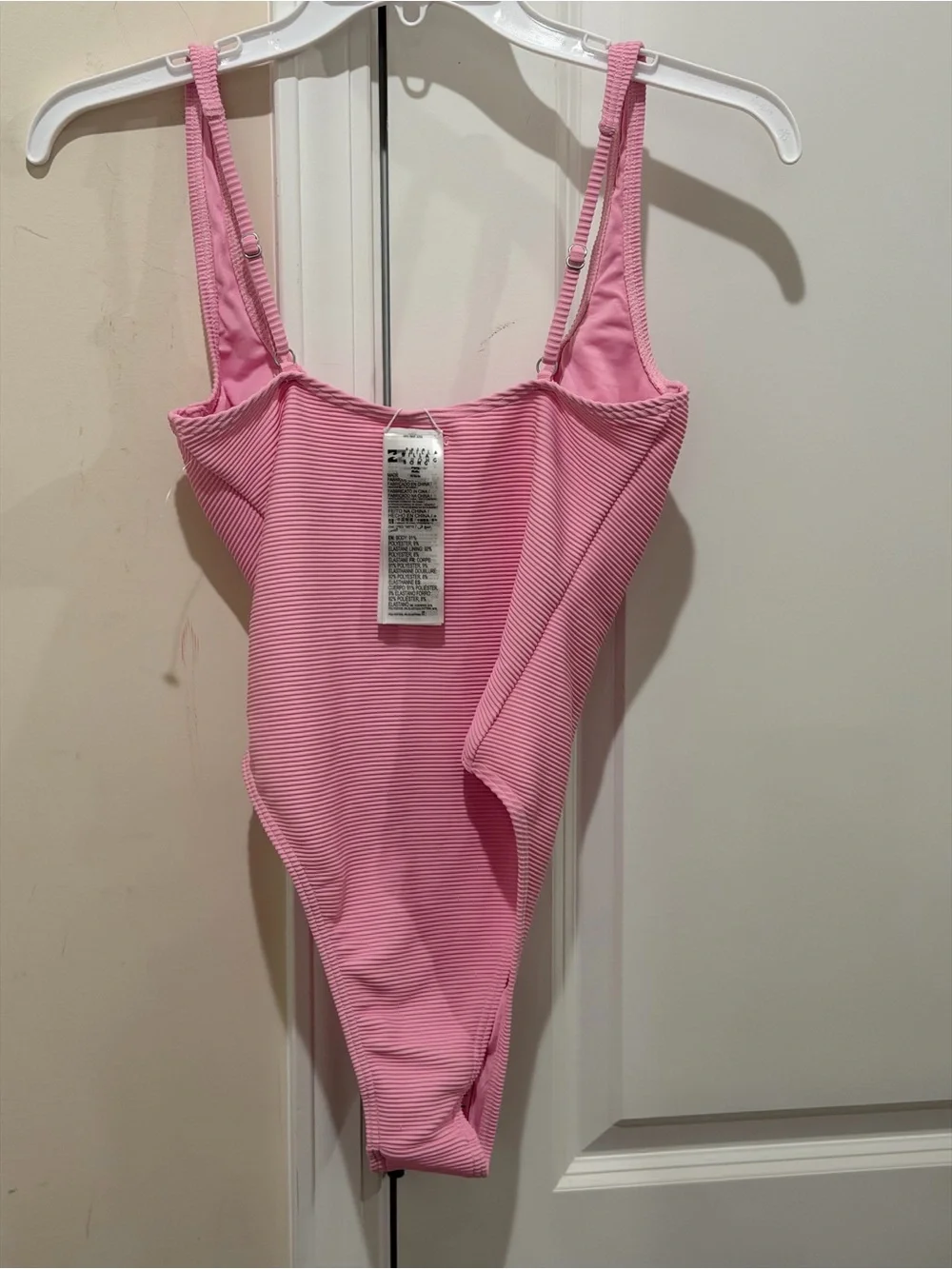 Billabong Tanlines Emma Underwire One-Piece Swimsuit - Pink Dream -Size M/10 NWT - Picture 7 of 11